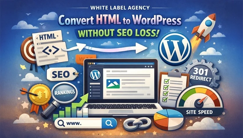 HTML to WordPress Migration Without SEO Loss by Experts