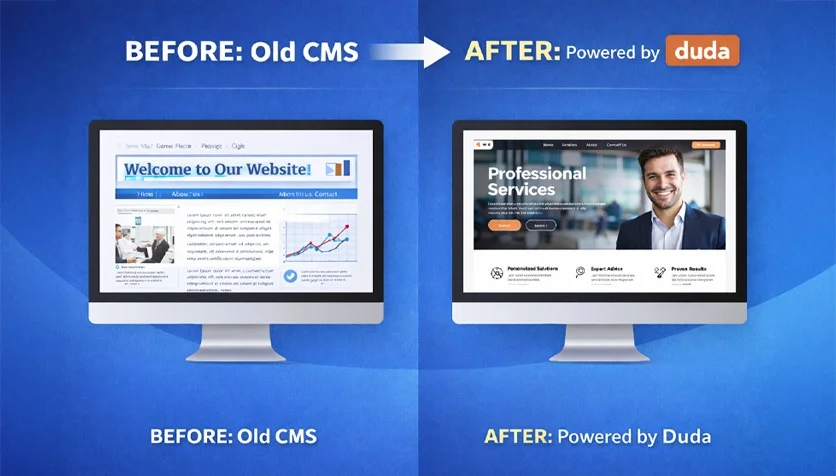 Website Migration Old Vs New Design