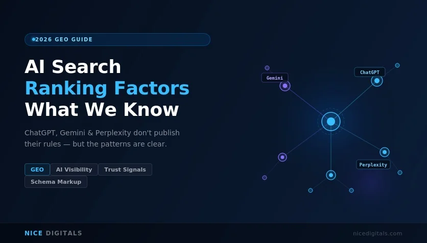 AI Search Ranking Factors: What We Know So Far