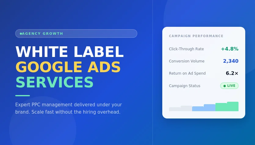 White Label Google Ads Services for Faster Agency Growth