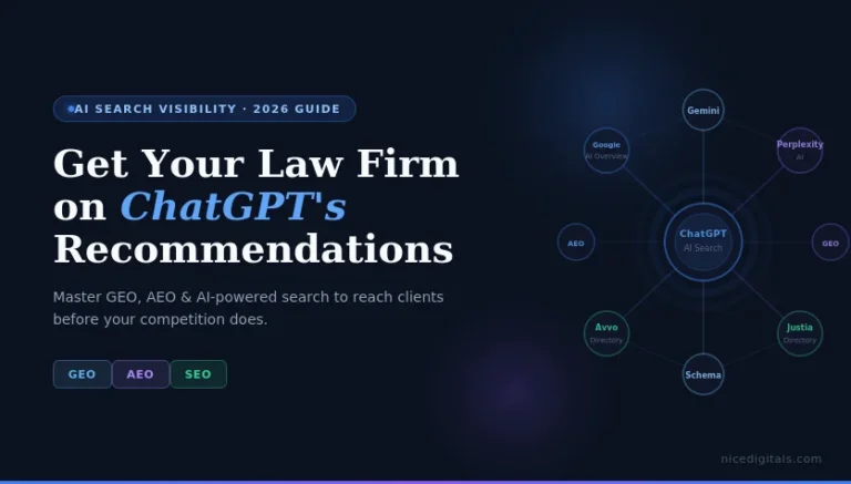 Get Your Law Firm appear on ChatGPT’s 2026 Recommendations