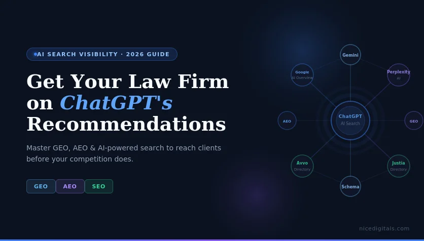 Get Your Law Firm appear on ChatGPT’s 2026 Recommendations