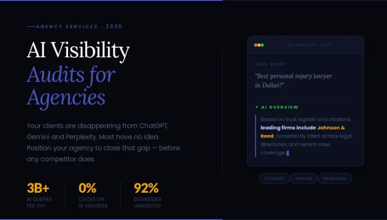How to Offer AI Visibility Audits as an Agency Service