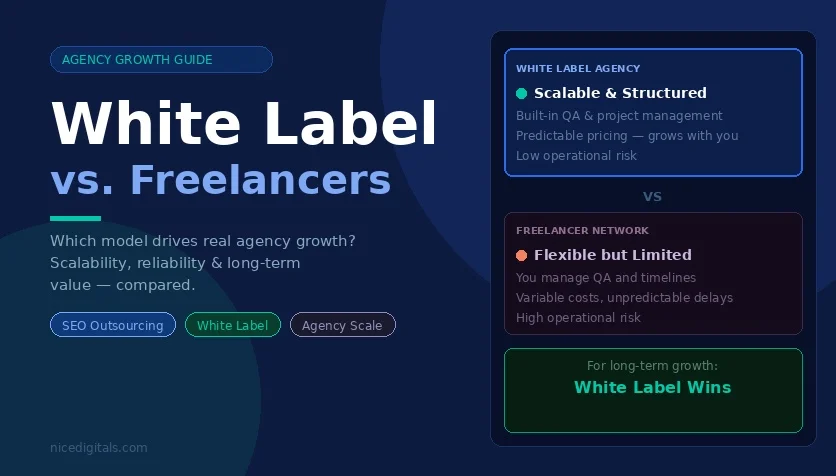 White Label Agency vs Freelancers: Which One Is Better For Agencies?