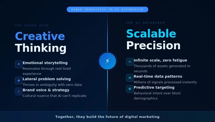 HUMAN CREATIVITY VS AI AUTOMATION Image