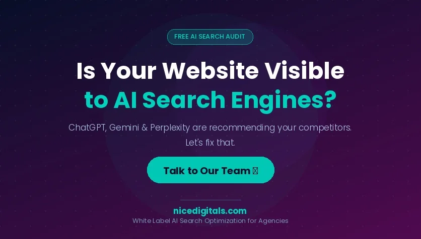 Is Your Website Visible to Al Search Engines? Image