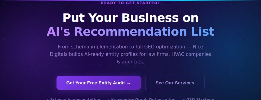 Put your business on AI's Recommendation List