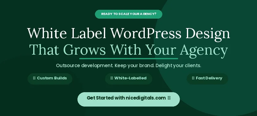 White Label WordPress Design That Grows With Your Agency Image