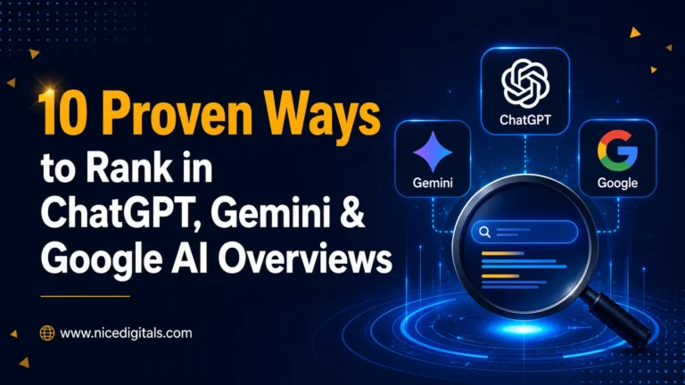 How to Rank in ChatGPT, Gemini & Google AI Overviews in 2026