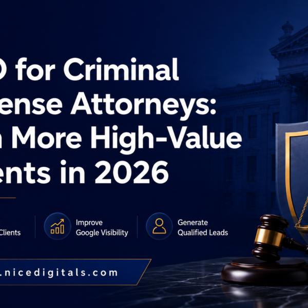 Local SEO optimization for criminal defense attorneys