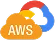AWS & Google Cloud Icon