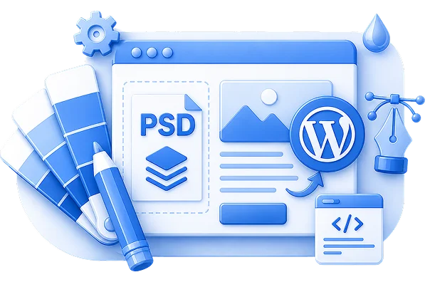 Pixel-Perfect PSD to WordPress Theme Conversion