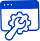 Website Maintenance & Support Icon