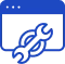 Website Maintenance & Support Icon