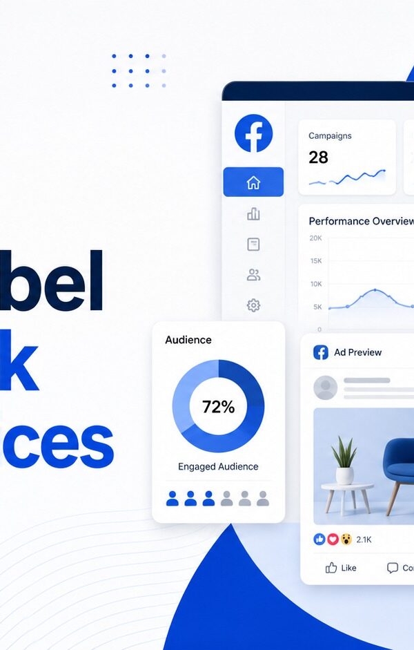 White Label Facebook Ads Services helping agencies deliver branded Meta Ads management, campaign optimization, creative testing, and reporting.