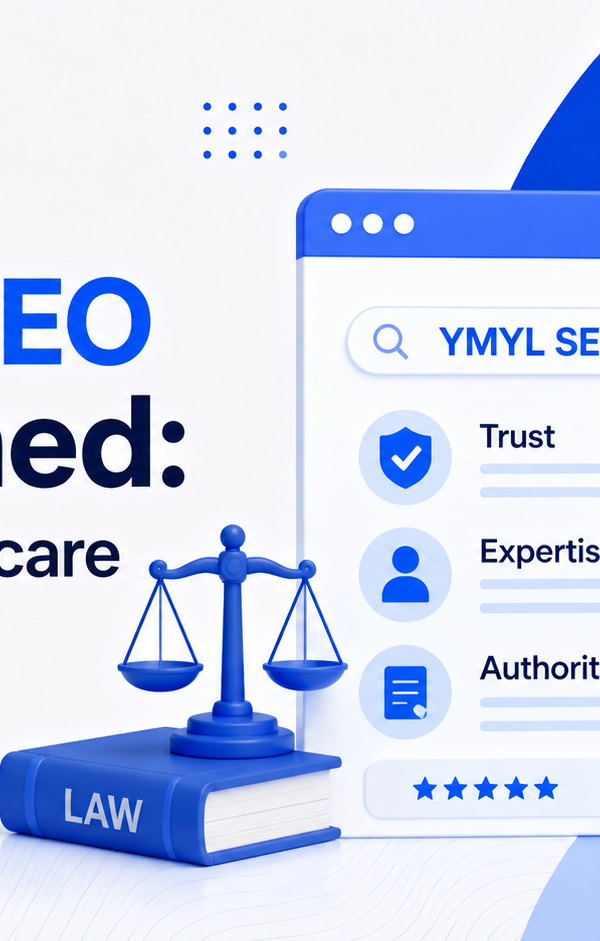 YMYL SEO checklist for law firms and healthcare providers following Google's quality guidelines