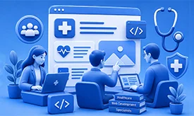 Access experienced healthcare web development specialists