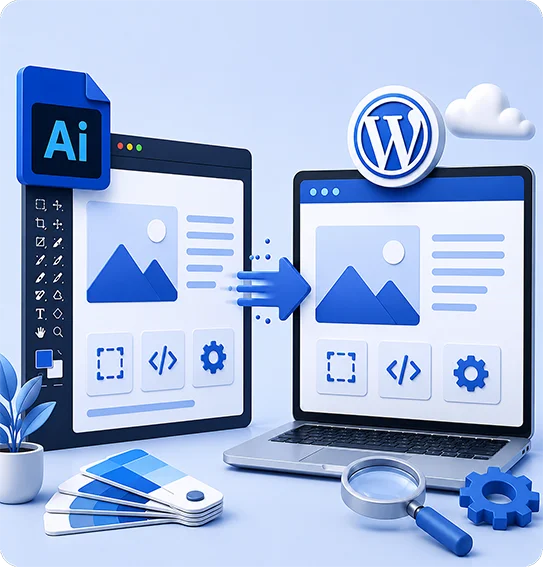 Adobe Illustrator To WordPress