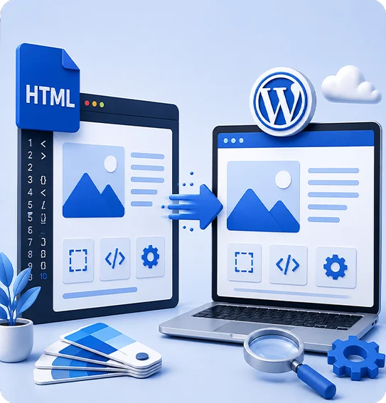 Static HTML To WordPress