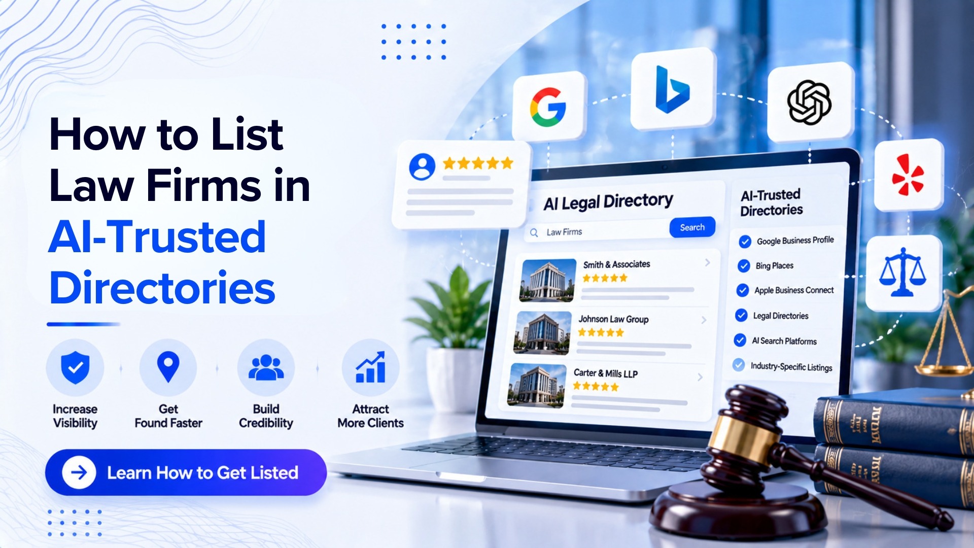Reviews & Citations in AI Recommendations for Lawyers